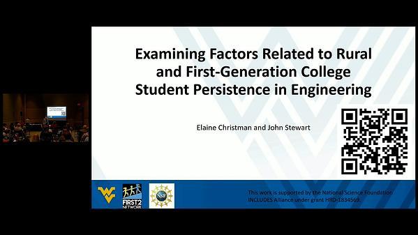 Examining Factors Related to Rural, First-Generation Student Persistence in STEM