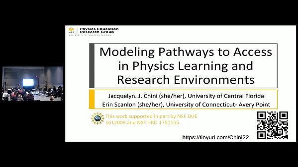 Modeling Pathways to Access in Physics Learning and Research Environments