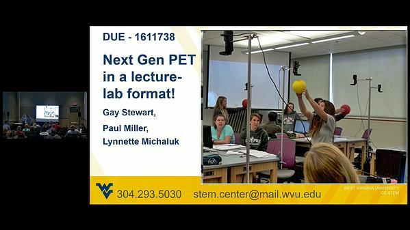 Next Gen PET in a lecture-lab format!