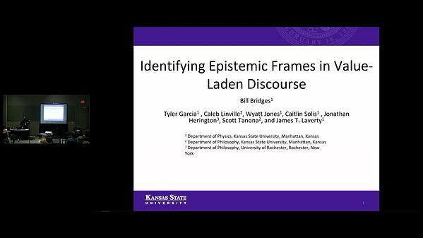 Identifying Epistemic Frames in Faculty Discourse Centered around Ethics
