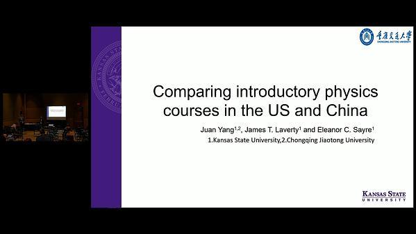 Comparing introductory physics courses in the US and China