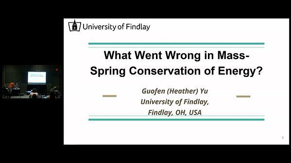 What Went Wrong in Mass-Spring Conservation of Energy?