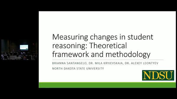 Measuring changes in student reasoning: Theoretical framework and methodology*