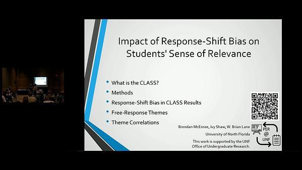 Impact of Response-Shift Bias on Students' Sense of Relevance