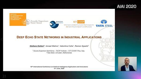 Deep Echo State Networks in Industrial Applications