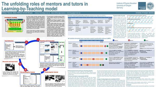 The unfolding roles of mentors and tutors in Learning-by-Teaching model