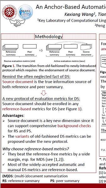 An Anchor-Based Automatic Evaluation Metric for Document Summarization