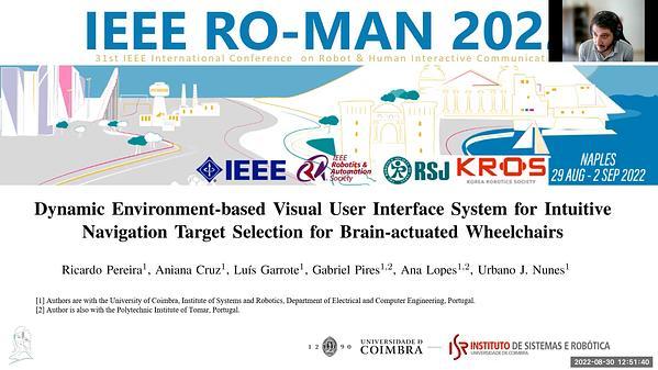 Dynamic Environment-based Visual User Interface for Intuitive Navigation Target Selection for Brain-actuated Wheelchairs