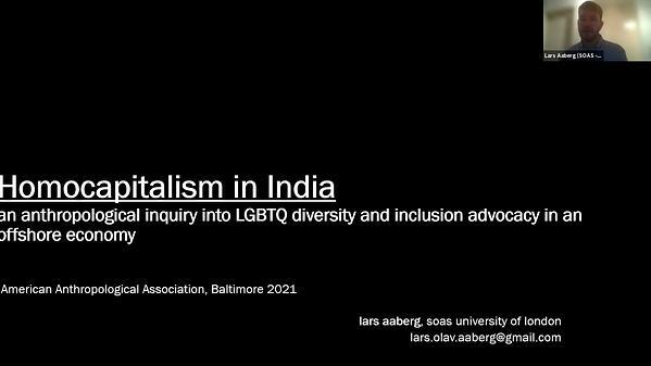 Homocapitalism in India: an anthropological inquiry into LGBTQ diversity and inclusion advocacy in an offshore economy