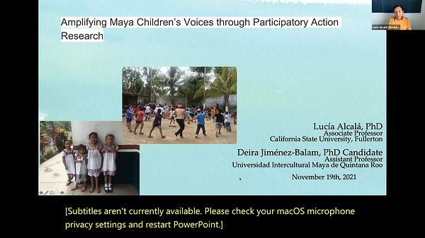 Amplifying Maya Children's voices through Participatory Action Research