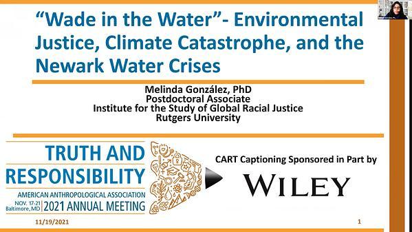Wade in the Water: Mental Health Impacts of the Newark Water Crises & COVID-19 on Black & Latinx Artivists