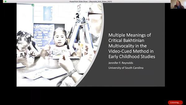 The Multiple Meanings of Critical Bakhtinian Multivocality in the Video-Cued Method Guiding Early Childhood Studies