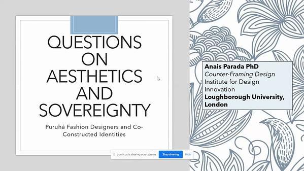 Questions on Aesthetics and Sovereignty: Puruhá Fashion Designers and Co-Constructed Identities