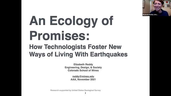 An Ecology of Promises: How Technologists Invite Multiple Futures with Earthquakes