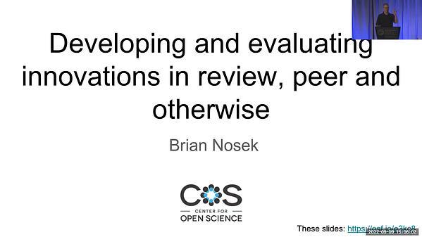 Improving the Research Culture to Increase Credibility of Research Findings, Brian Nosek