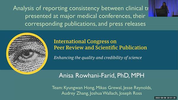 Analysis of Reporting Consistency Between Clinical Trials Presented at Major Medical Conferences, Their Corresponding Publications, and Press Releases