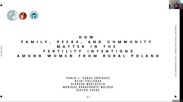 How family, peers, and community matter in the differences of fertility preferences among women from rural Poland