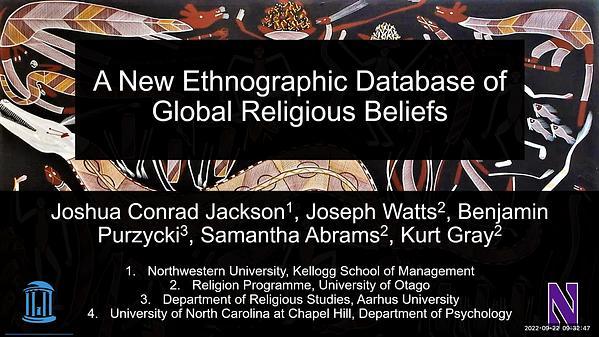 A new ethnographic database of religious beliefs