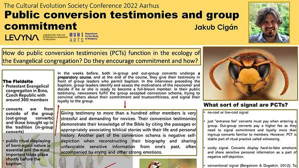 Public conversion testimonies and group commitment