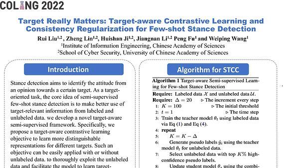 Target Really Matters: Target-aware Contrastive Learning and Consistency Regularization for Few-shot Stance Detection