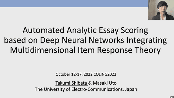 Analytic Automated Essay Scoring based on Deep Neural Networks Integrating Multidimensional Item Response Theory