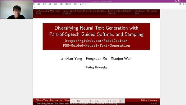 Diversifying Neural Text Generation with Part-of-Speech Guided Softmax and Sampling