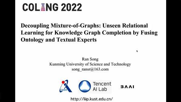 Decoupling Mixture-of-Graphs: Unseen Relational Learning for Knowledge Graph Completion by Fusing Ontology and Textual Experts
