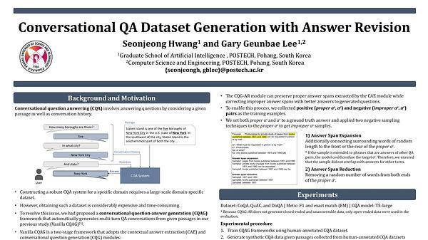 Conversational QA Dataset Generation with Answer Revision