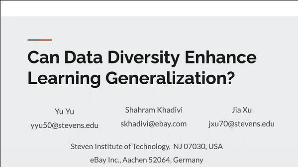 Can Data Diversity Enhance Learning Generalization?
