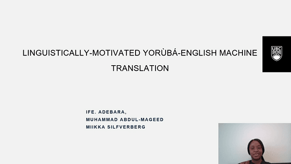 Linguistically-Motivated Yorùbá-English Machine Translation