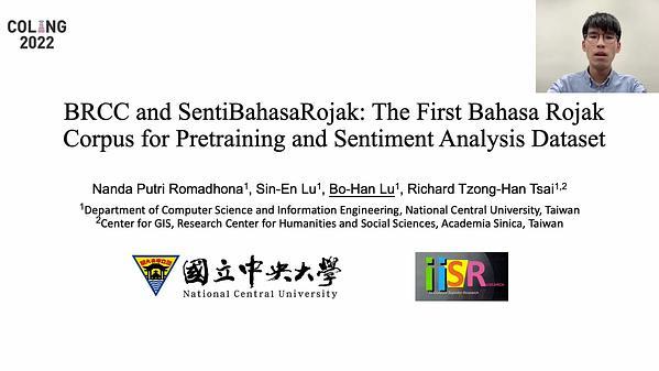 BRCC and SentiBahasaRojak: The First Bahasa Rojak Corpus for Pretraining and Sentiment Analysis Dataset