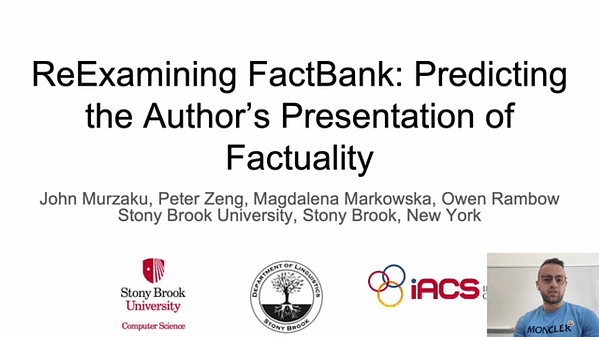 Re-Examining FactBank: Predicting the Author's Presentation of Factuality