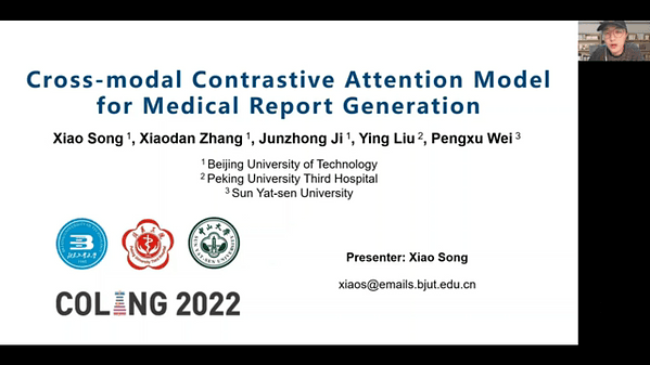Cross-modal Contrastive Attention Model for Medical Report Generation