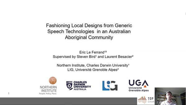 Fashioning Local Designs from Generic Speech Technologies in an Australian Aboriginal Community