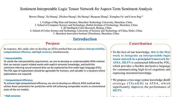 Sentiment Interpretable Logic Tensor Network for Aspect-Term Sentiment Analysis
