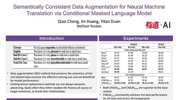 Semantically Consistent Data Augmentation for Neural Machine Translation via Conditional Masked Language Model