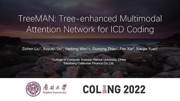 TreeMAN: Tree-enhanced Multimodal Attention Network for ICD Coding