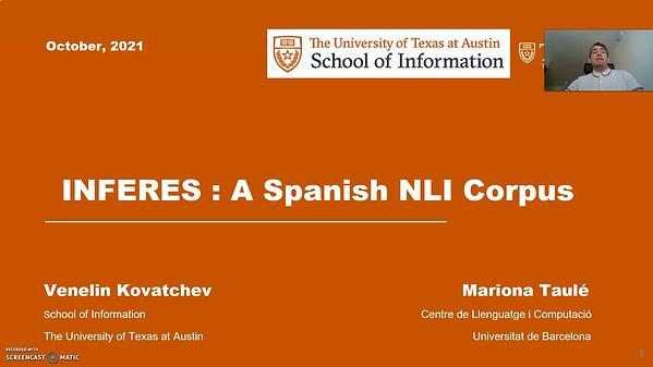 InferES : A Natural Language Inference Corpus for Spanish Featuring Negation-Based Contrastive and Adversarial Examples