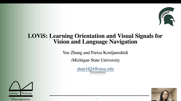 LOViS: Learning Orientation and Visual Signals for Vision and Language Navigation