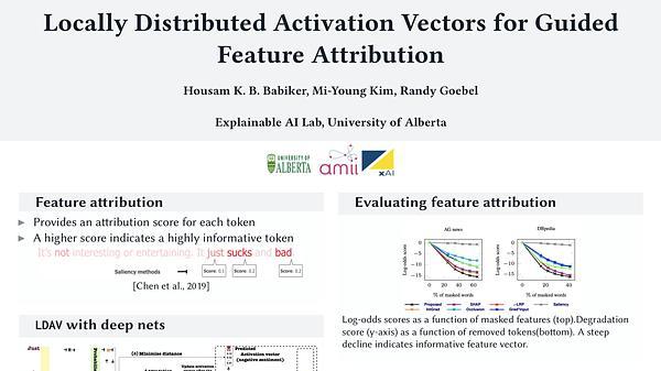 Locally Distributed Activation Vectors for Guided Feature Attribution