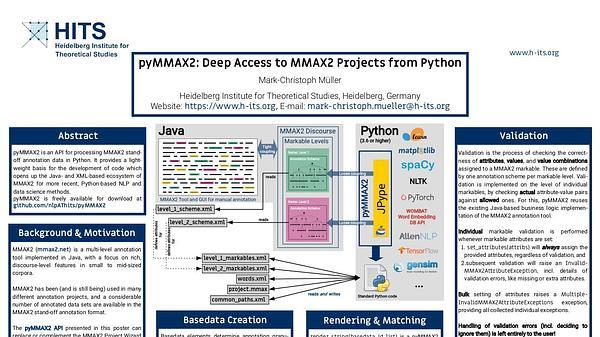pyMMAX2: Deep Access to MMAX2 Projects from Python