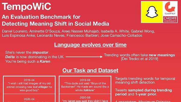 TempoWiC: An Evaluation Benchmark for Detecting Meaning Shift in Social Media