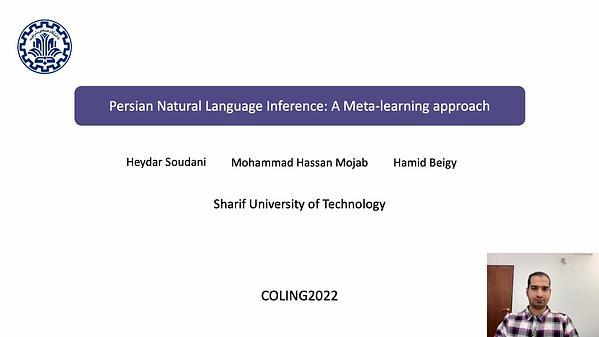 Persian Natural Language Inference: A Meta-learning approach