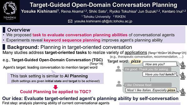 Target-Guided Open-Domain Conversation Planning