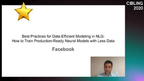 Best Practices for Data-Efficient Modeling in NLG:How to Train Production-Ready Neural Models with Less Data