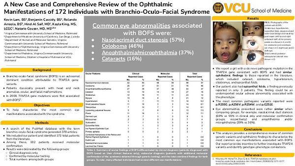 A New Case and Comprehensive Review of the Ophthalmic Manifestations of 172 Individuals with Branchio-Oculo-Facial Syndrome