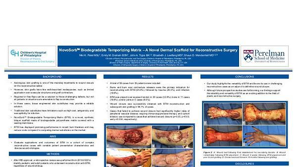 NovoSorbTM Biodegradable Temporizing Matrix – A Novel Dermal Scaffold for Reconstructive Surgery