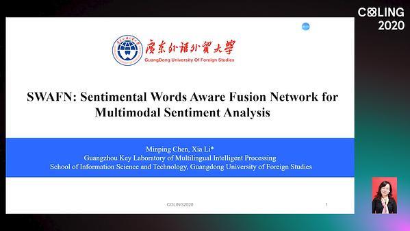 SWAFN: Sentimental Words Aware Fusion Network for Multimodal Sentiment Analysis