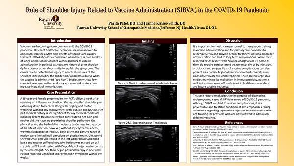 Role of Shoulder Injury Related to Vaccine Administration (SIRVA) in the COVID-19 Pandemic