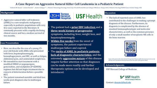A Case Report on Aggressive Natural Killer Cell Leukemia in a Pediatric Patient 